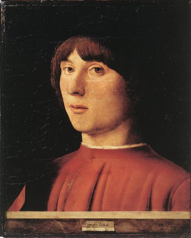 Antonello da Messina Portrait of a Man hh oil painting picture